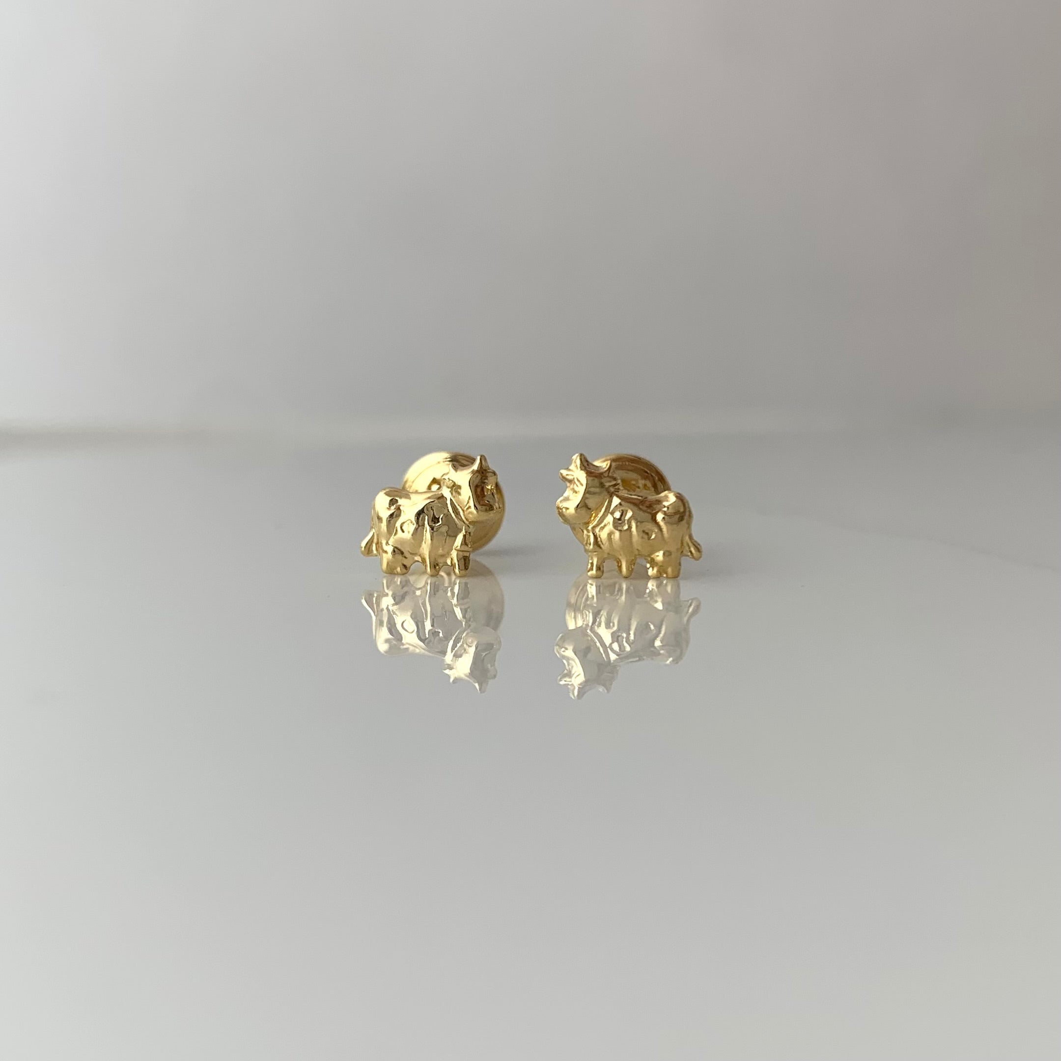 TOPOS VACA ORO AMARILLO 18K 0,7 GR / 6 CM