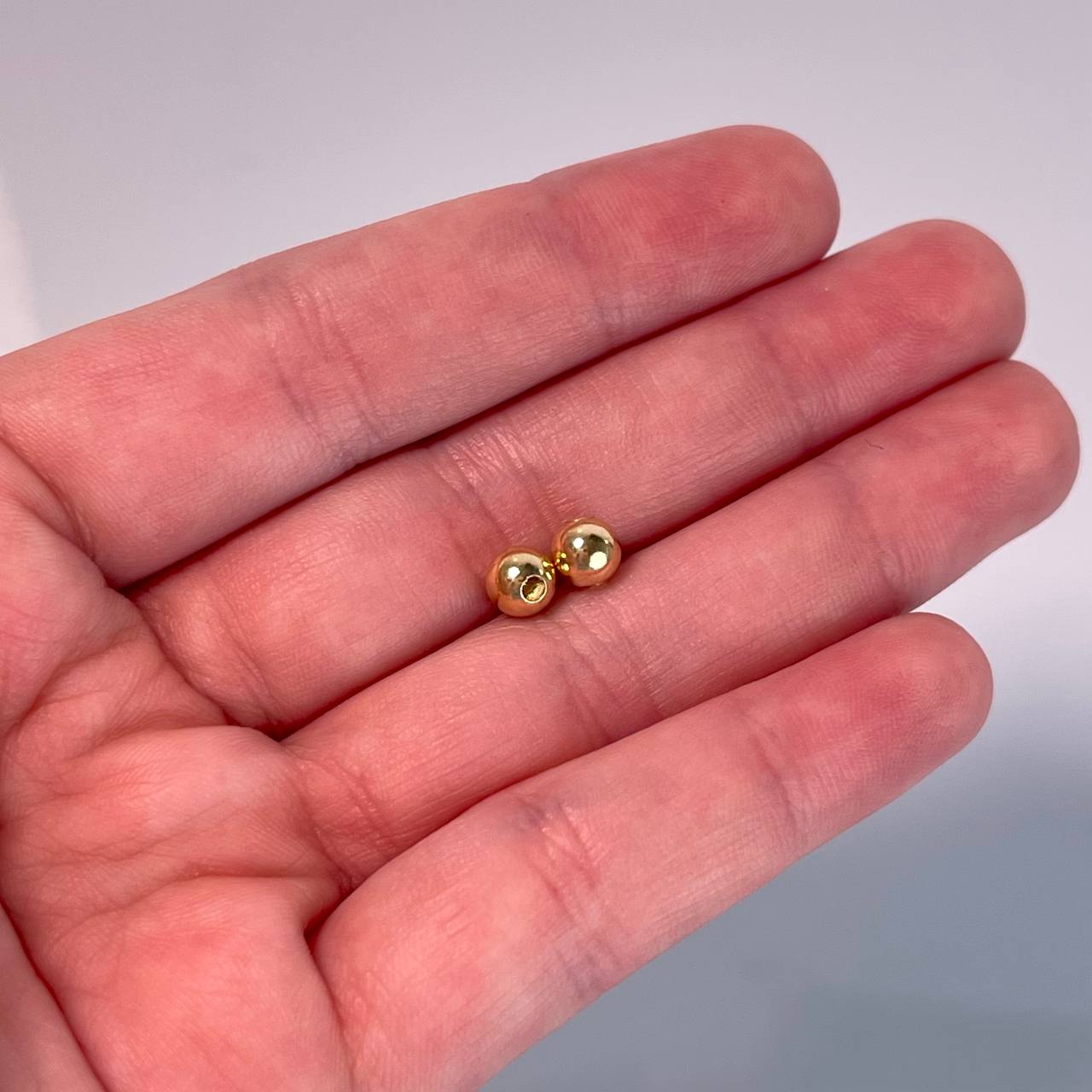 BOLA LISA 4MM / NAC 18K ORO AMARILLO